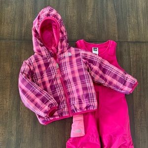 The North Face toddler girl snow suit
